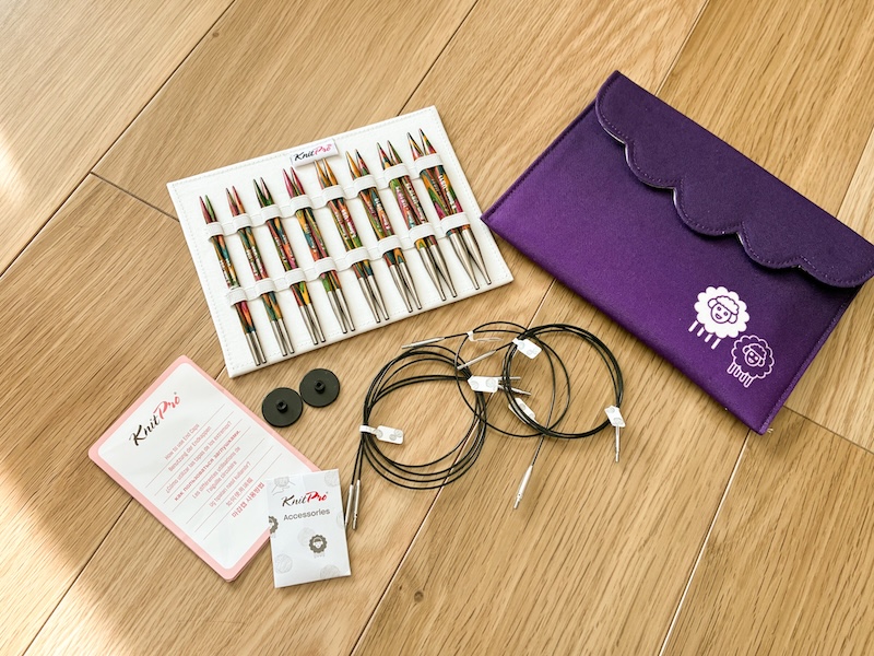 KnitPro付け替え輪針セット（シンフォニーウッド）の写真