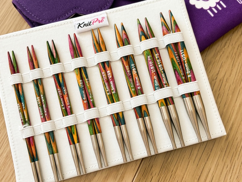 KnitPro付け替え輪針セット（シンフォニーウッド）の写真