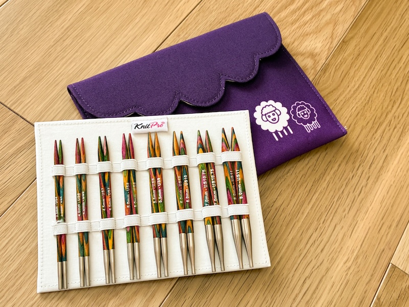 KnitPro付け替え輪針セット（シンフォニーウッド）の写真