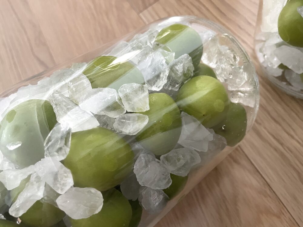食べチョクで注文した青梅の写真